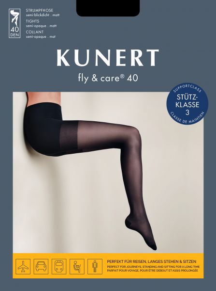 Kunert Fly &amp; Care® - Strumpbyxa med inbyggd kompression