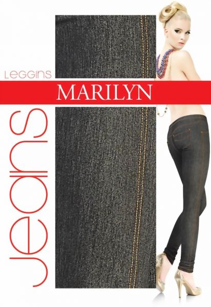 Marilyn Långa leggings i jeans-look Jeans, 120 DEN