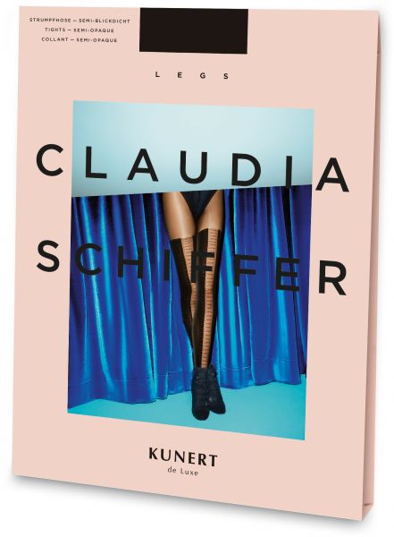 Claudia Schiffer Legs KUNERT de Luxe Laced overknee-strumpbyxa