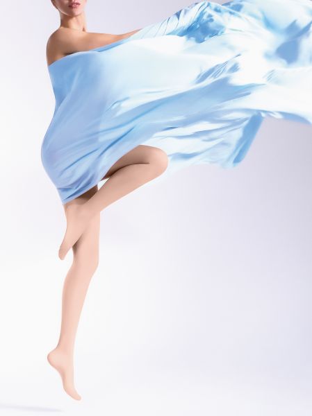 Slät transparent sommar strumpbyxa Infinity 15 från Giulia