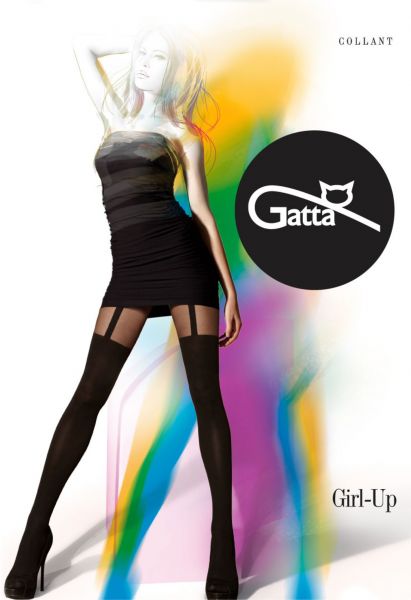 Tunn strumpbyxa med förföriskt mönster i stockings-look från Gatta
