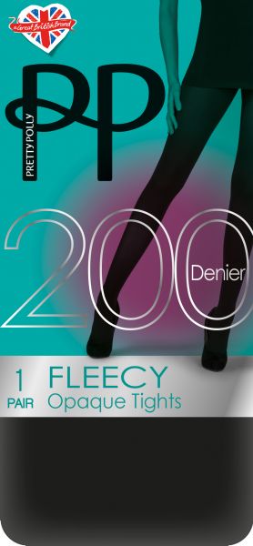 Varm strumpbyxa med fleece 200 denier Fleecy från Pretty Polly