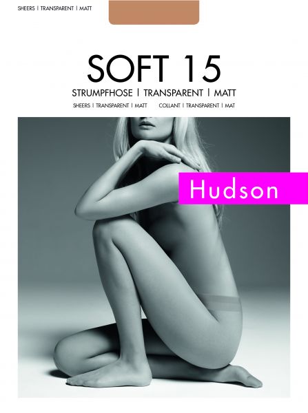 Tunn strumpbyxa Soft 15 utan mönster från Hudson