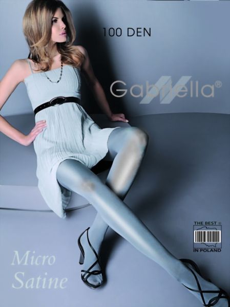 Gabriella Elegant glansig strumpbyxa Micro Satin 100 DEN, utan moenster