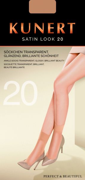 Kunert Satin Look 20 - Glansiga tunna sockor