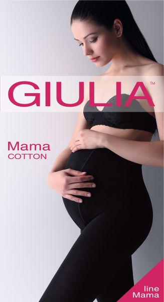 Heltäckande strumpbyxa för gravida Mama Cotton 200 från Giulia