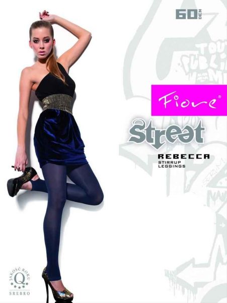 Fiore Leggings med haella under foten Rebecca 60 DEN utan moenster