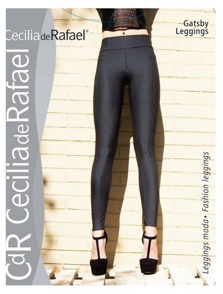 Eleganta randiga leggings Gatsby från Cecilia de Rafael