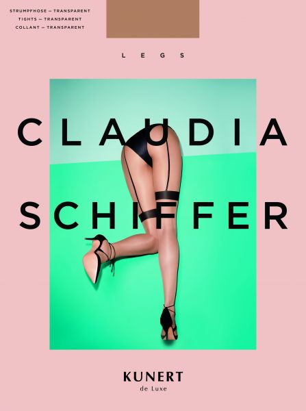 Claudia Schiffer Legs KUNERT de Luxe - Suspender-strumpbyxa