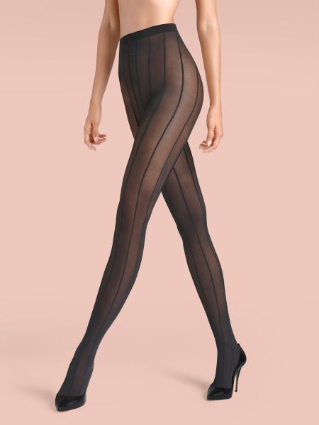 Claudia Schiffer Legs No. 2 KUNERT de Luxe - Strumpbyxa med randmönster