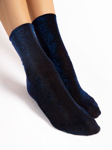 Fiore - Ogenomskinliga sockor med glittereffekt