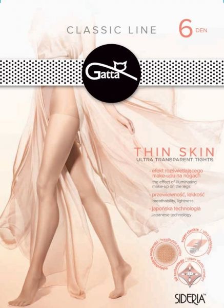 Ultra tunn strumpbyxa för sommardagar Thin Skin 6 Denier från Gatta