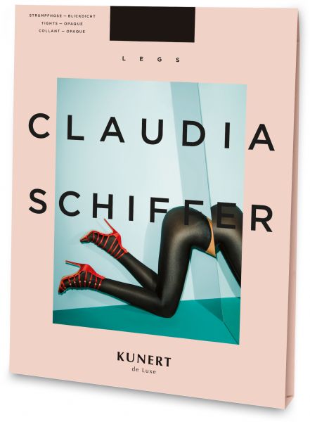 Claudia Schiffer Legs KUNERT de Luxe Shiny Opaque - Heltäckande glansig strumpbyxa