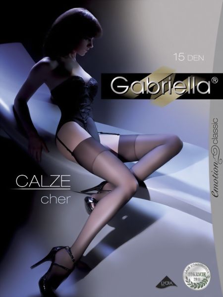 Gabriella Klassiska stockings utan moenster Cher 15 DEN