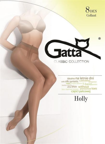 Gatta Holly - Slät tunn nylonstrumpbyxa