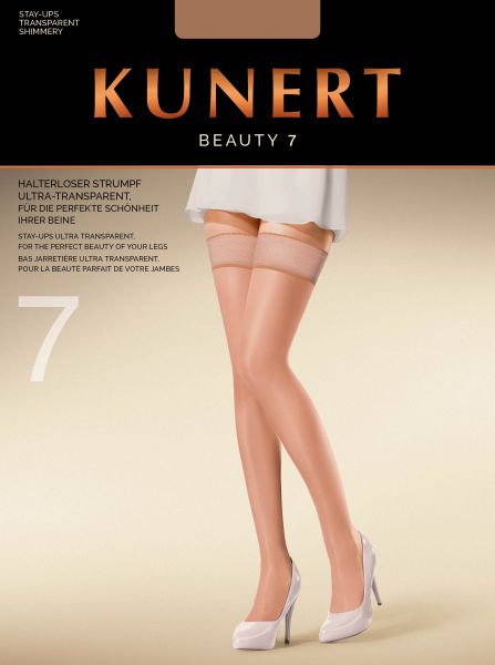 Kunert Beauty 7 - Stay-ups med dekorationsband
